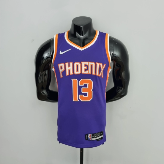75th Anniversary Nash #13 Phoenix Suns Purple NBA Jersey