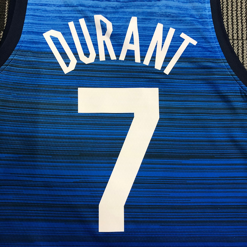 Thai Version Men's Kevin Durant Navy USA Basketball Player Jersey