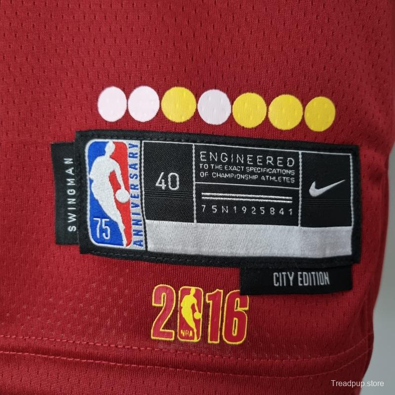 2022 Cleveland Cavaliers GARLAND#10 Urban Edition Red NBA Jersey