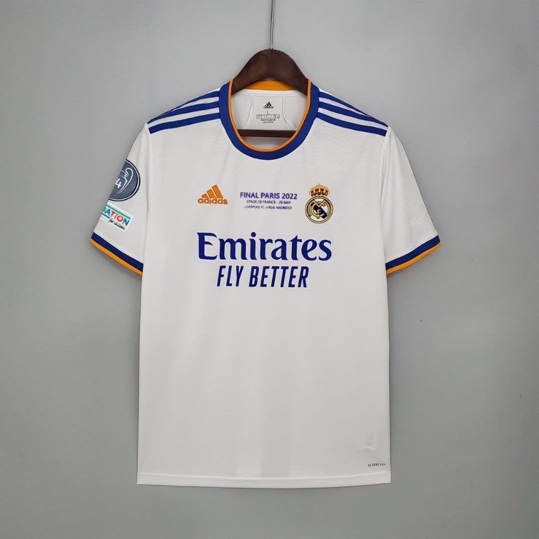 21/22 Real Madrid Final Version Home Soccer Jersey