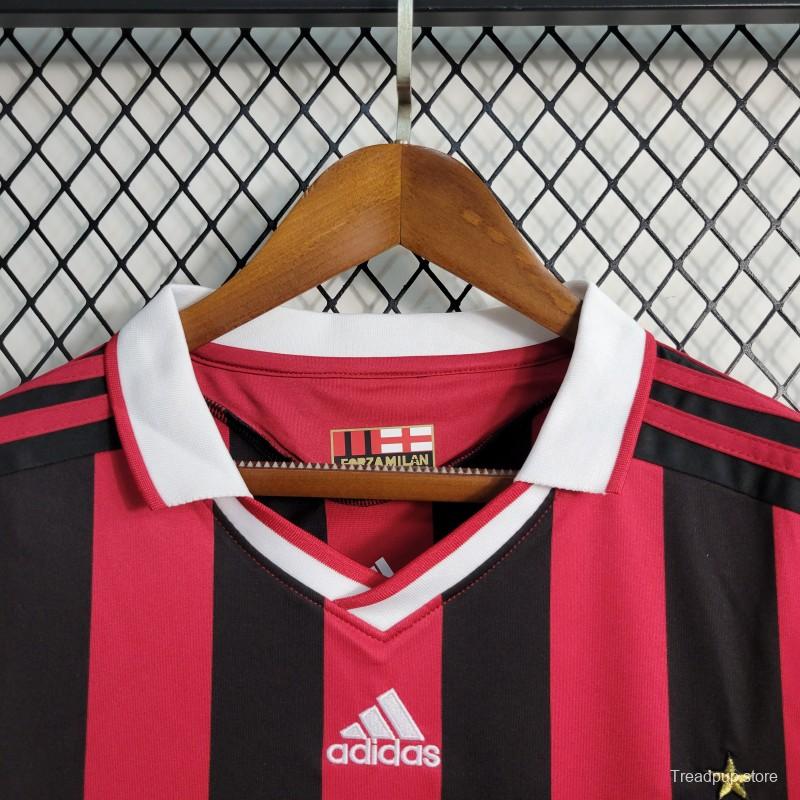 Retro 2009-10 AC Milan Home Jersey