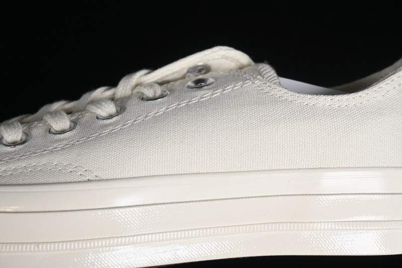 Converse Chuck 1970s Original Cream White Low-Top Casual Canvas Shoes - 151230C