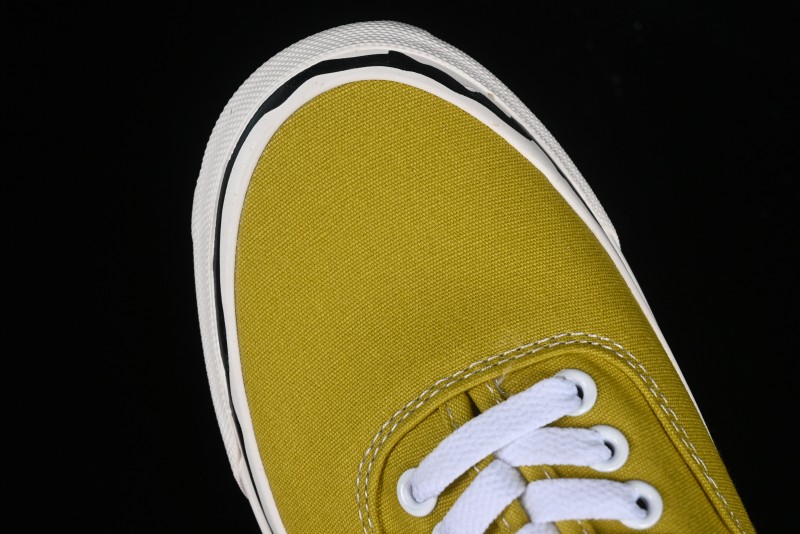 Kamiya Vulcanize Sneaker 23AW High-End Line Dissolved Yellow Canvas Shoes with Smiley Face Print Low-Top - M.C3