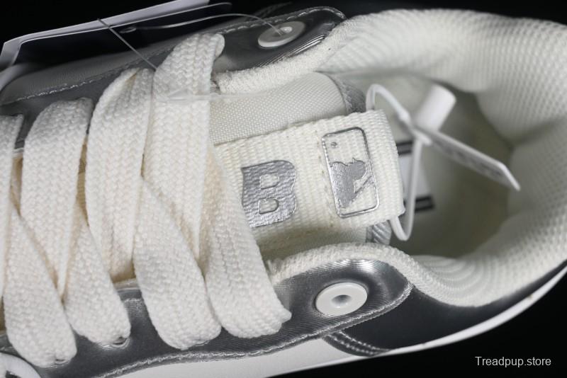 MLB Chunky Liner Metal Senior Series Lightweight Platform Casual Sneakers with 6cm Height Increase - 3ASXCLH3N50GRS