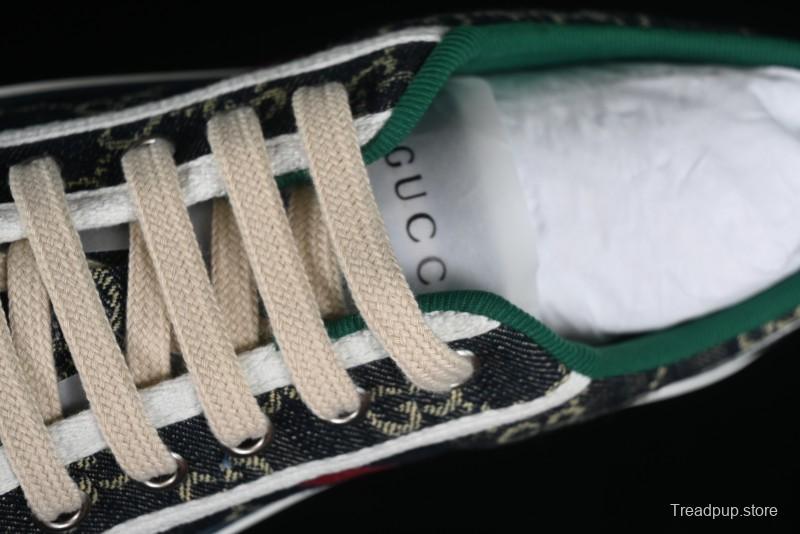 Gucci Tennis 1977 Print Sneaker Retro Casual Canvas Shoes - 02JPO9064
