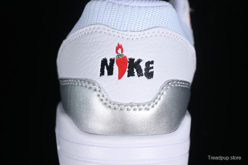Nike Air Max 1 Retro Running Shoes with Half-Sole Air Cushion - HF7746-100