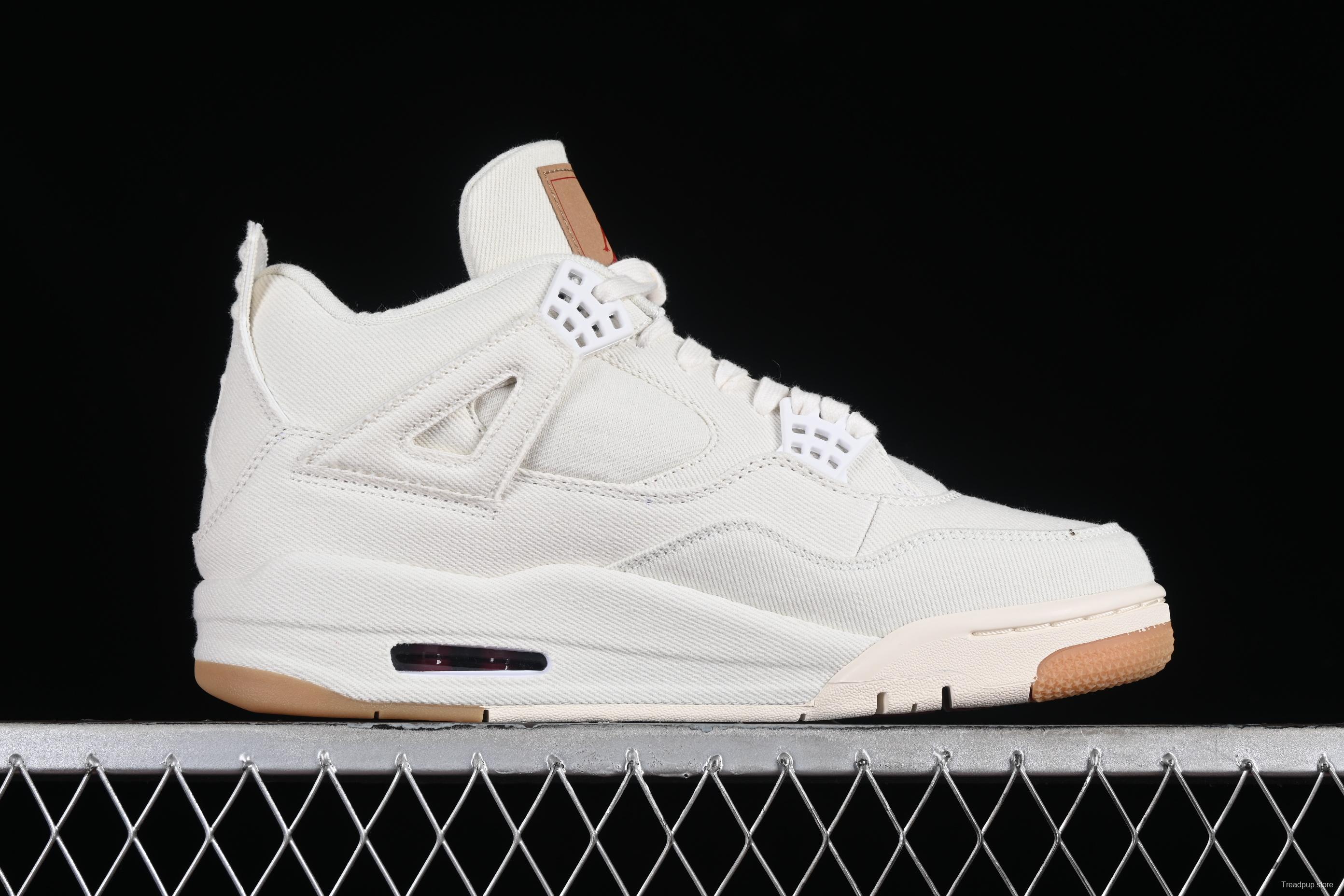 Levi's x Nike Air Jordan 4 Denim Basketball Shoes - AO2571-100