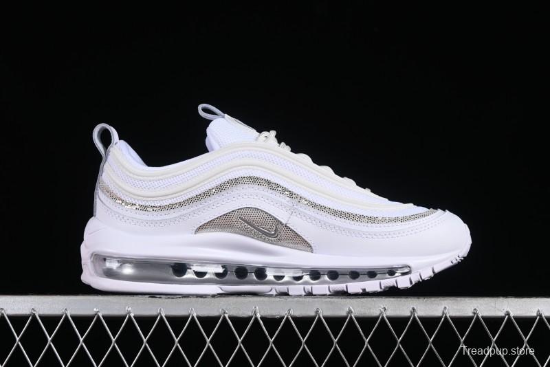 Nike Air Max 97 Retro Running Shoes with Full-Sole Air Cushion - FQ8889-100