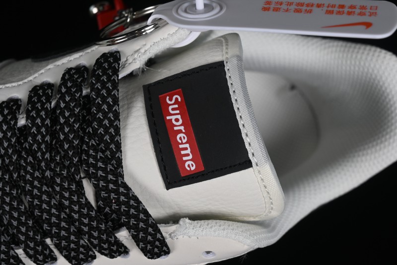 Supreme x Nike Air Force 1 '07 Low Casual Skate Shoes with Zoom Air Cushion - HD1968-009