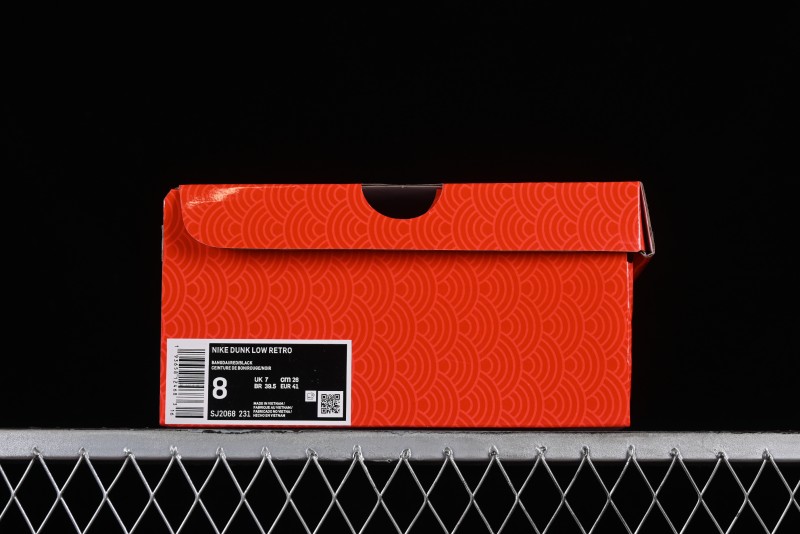 Nike SB Dunk Low Year of the Dragon Limited Edition - Black Swoosh Red Luck High-End Custom Low-Top Casual Sneakers - SJ2068-231