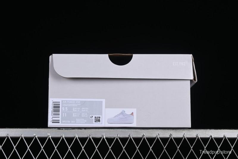 Nike Air Force 1 '07 Low Casual Sneakers with Full-Length Air Cushion - HF0729-001