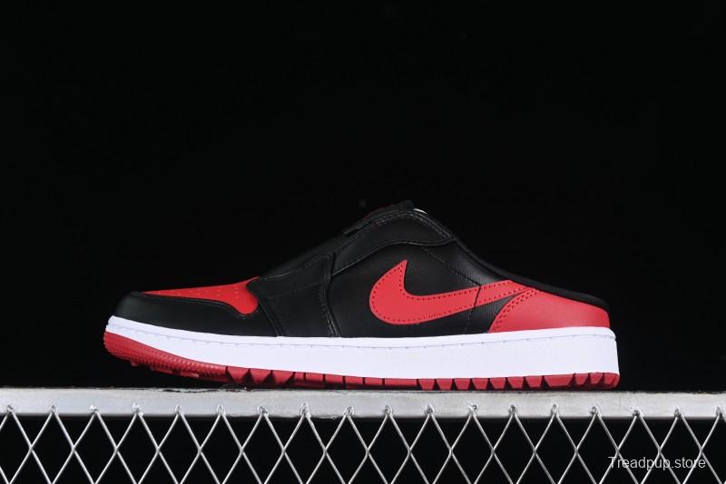 Nike Air Jordan 1 Mule Golf Shoes with Memory Foam and Rotational Traction Outsole - FJ1214-001