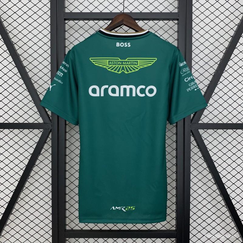 2025 F1 Formula Aston Martin Green T-Shirt