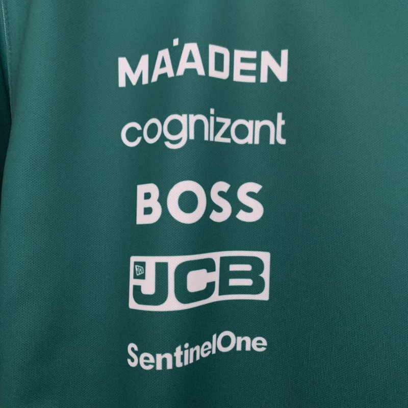 2025 F1 Formula Aston Martin Green ARAMCO #14 T-Shirt