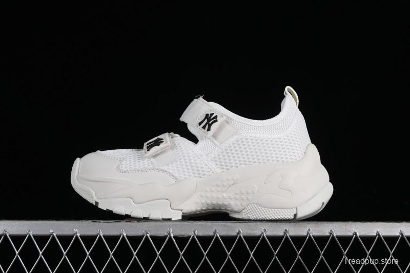 New York Yankees MLB Bigball Chunky Mask Jane Thick Platform Casual Sandals - 3ASDBCM4350IVS