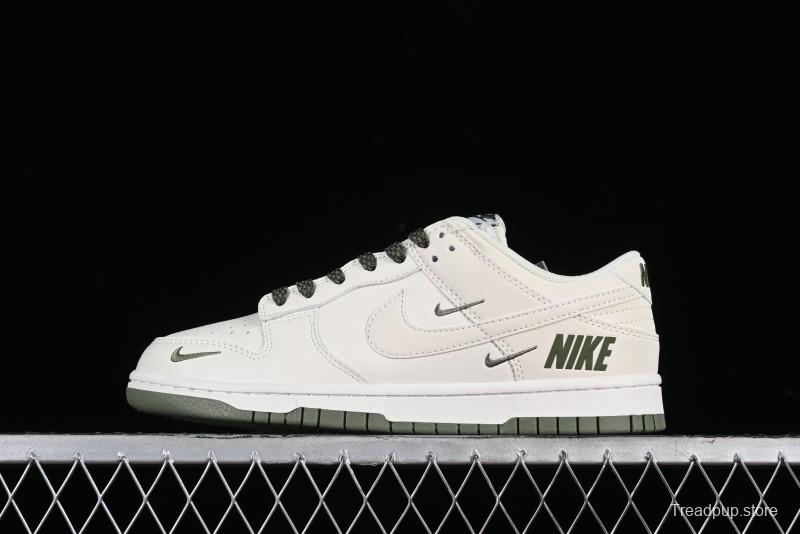 Nike SB Dunk Low Collaboration Triple Swoosh Military Green Colorway Low-Top Casual Skateboarding Shoes - NK5639-323