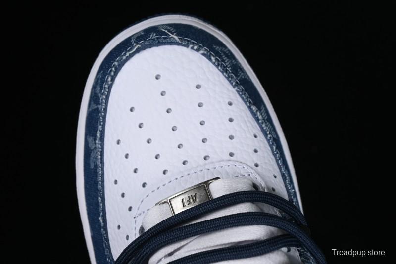 Nike Air Force 1 Low Custom Strap Casual Sneakers with Full-Length Air Cushion - ZH0316-021