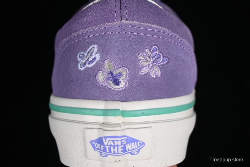 Vans Style 36 Low-Top Skate Shoes with Purple Embroidery - VN000CRPGRN