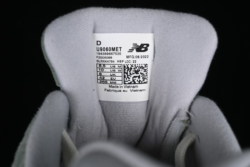 New Balance Joe Freshgoods NB9060 Retro Casual Running Sneakers with ABZORB Cushioning - U9060MET