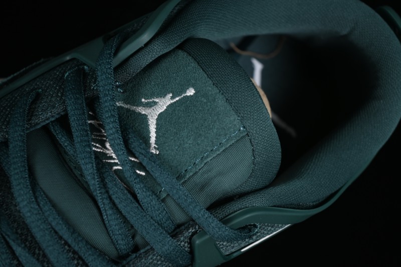 Nike Air Jordan 4 Remastered Military Green Retro Sneakers - FQ7940-300