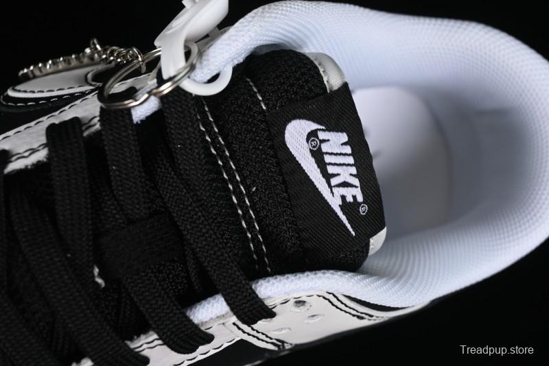 Nike SB Dunk Low Supreme Collaboration - Reverse Black White Swoosh Anniversary Custom Low-Top Casual Sneakers - FC1688-144