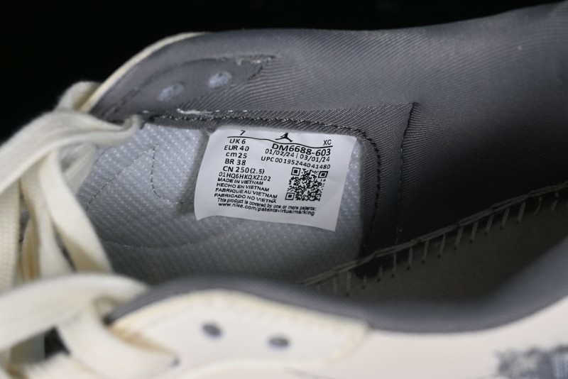 Nike Travis Scott x Fragment Design x Air Jordan 1 Low OG SP AJ1 Retro Sneakers - DM6688-603