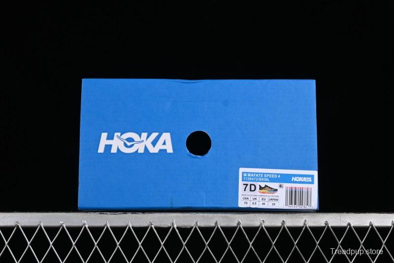 Hoka One One Mafate Speed 4 Low-Cut Professional Trail Running Shoes - 1138472 BKML