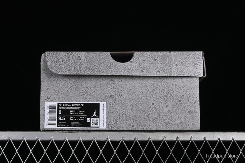 Nike Air Jordan 4 Retro SE "Paris Olympics" Sneakers in Smoked Grey - FQ7928-001