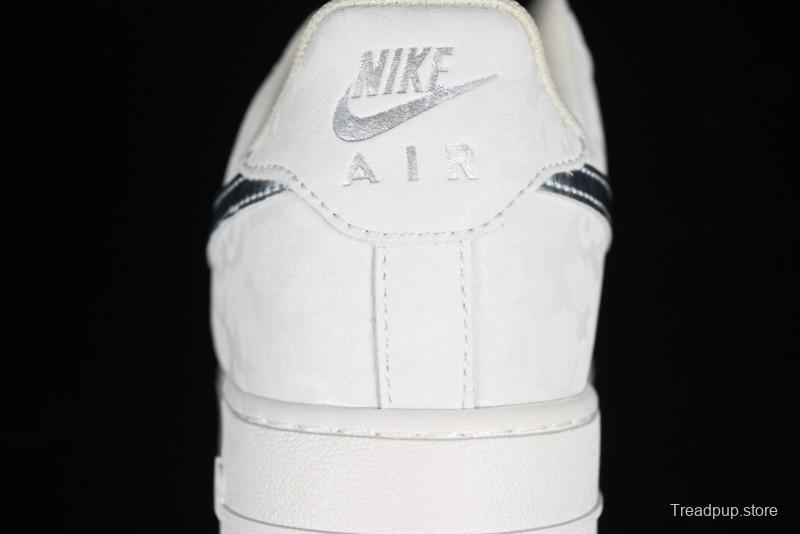 Nike Air Force 1 '07 Low Custom Traditional Chinese Brocade Casual Sneakers - AF2406-110