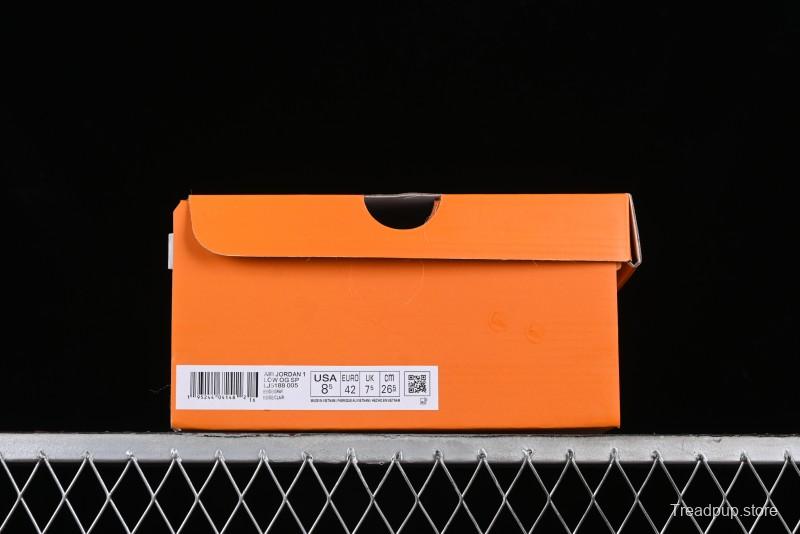 Nike Travis Scott x Fragment Design x Air Jordan 1 Low OG SP AJ1 LV Beige Grey Low-top Casual Sneakers - LJ5188-005