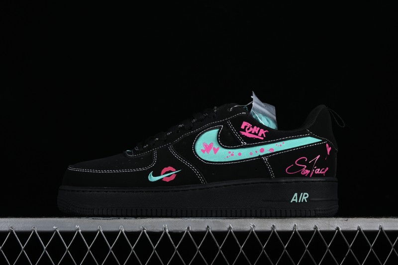 Nike Air Force 1 '07 Low Flame Red Lips Qixi Limited Edition Casual Sneakers - FB8971-005