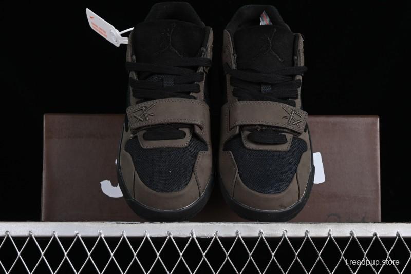 Nike Travis Scott x Jordan Cut The Check AJ1 Basketball Shoes with Velcro Design - FZ8117-200