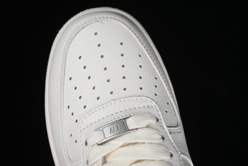 Nike Air Force 1 '07 Low LV Collaboration - Beige Green Double Swoosh Casual Sneakers - XZ6188-003