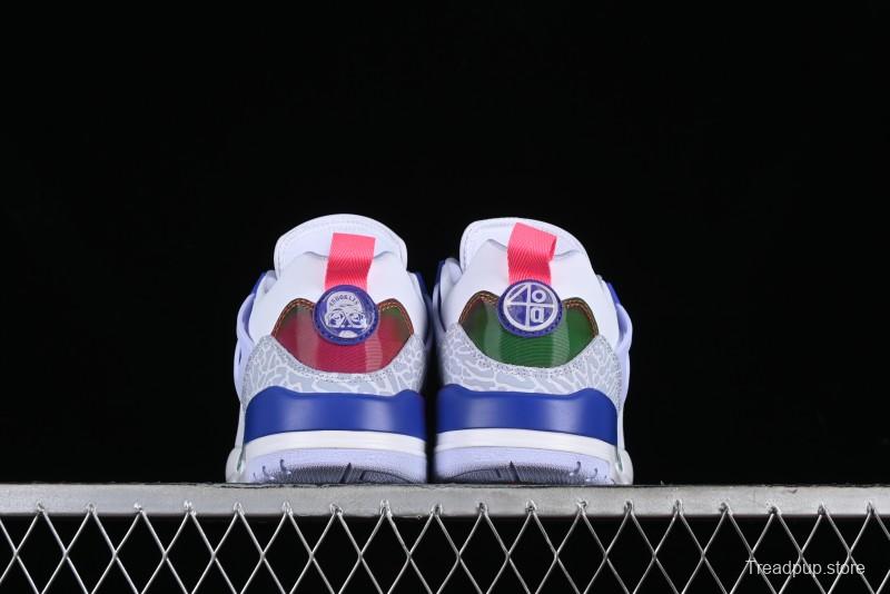 Nike Jordan Spizike Low AJ Hybrid Element Rainbow Colorway Lifestyle Casual Sneakers - HF5758-151