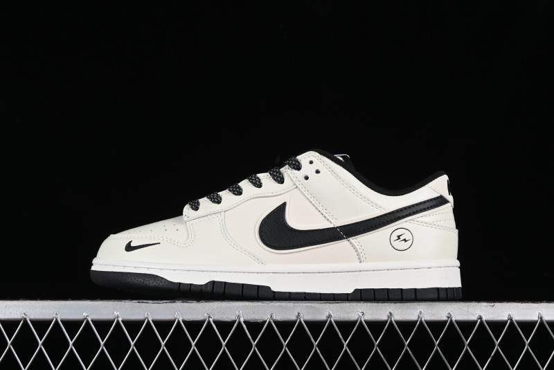 Nike SB Dunk Low Lightning Collaboration Off-White Black Starry Sky Anniversary High-End Custom Low-Top Casual Skate Shoes - XD1688-015