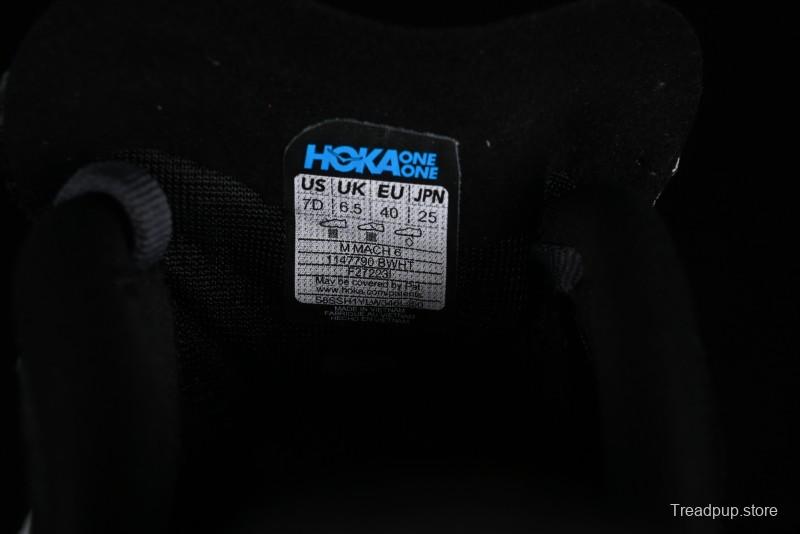 HOKA ONE ONE MACH 6 Flagship Racing Shoes with Carbon Plate Technology and Asymmetric Design - 1147790 BWHT