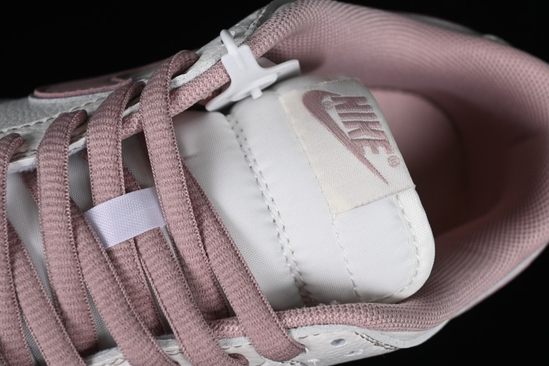 Nike Supreme x SB Dunk Low Collaboration - Rouge Pink Anniversary High-End Custom Low-Top Casual Skate Shoes - DY1503-006