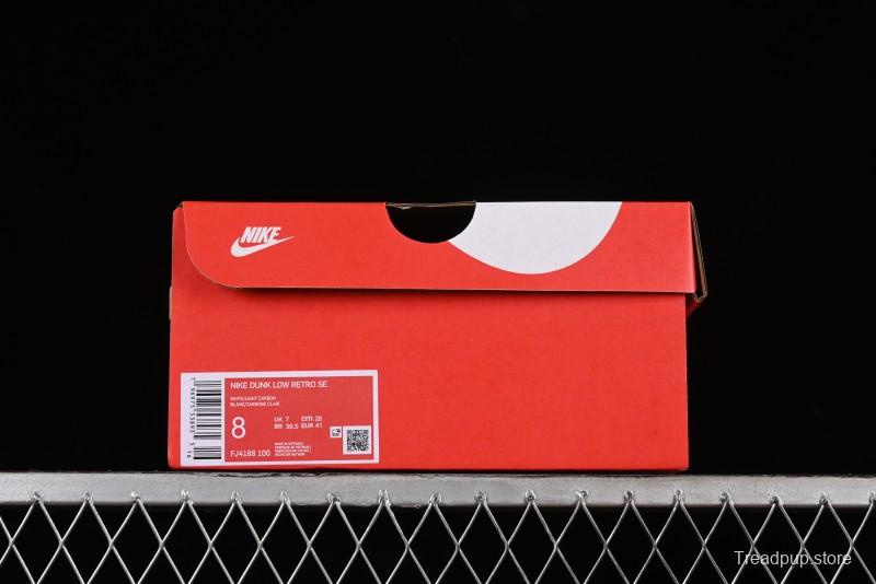 Nike Dunk Low SE Bubble Jellyfish Grey Island SB Strap Low-Top Casual Skate Shoes - FJ4188-100