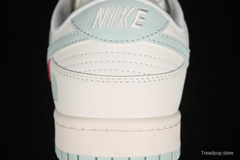 Nike SB Dunk Low The North Face Supreme Collaboration - Bamboo Green Anniversary Custom Low-Top Casual Skate Shoes - XX2025-658