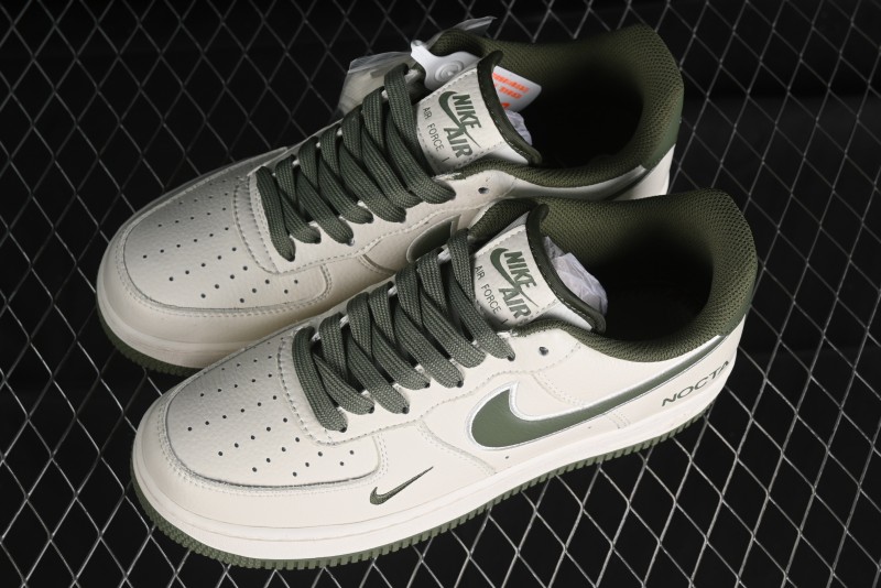 Nike Nocta x Nike Air Force 1 '07 Low Casual Sneakers in Beige Green - NO0224-027