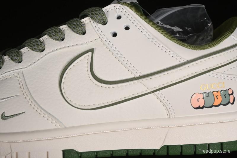 Nike SB Dunk Low Gucci Collaboration Anniversary High-End Custom Sneakers - DQ1098-398