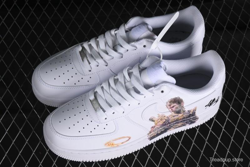 Nike Air Force 1 '07 Low "Sun" Black Myth Wukong Themed Casual Sneakers - CW2288-111