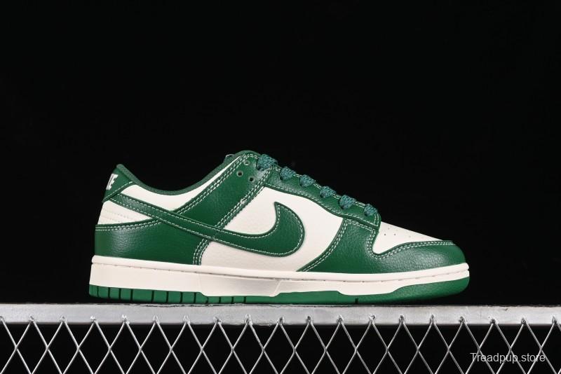 Nike SB Dunk Low Stussy Collaboration - Dark Green Anniversary Custom Low-Top Casual Skate Shoes - BB9898-005