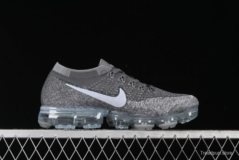 Nike Vapormax Flyknit Breathable Casual Running Shoes with Full-Length Air Cushion - 849557-002