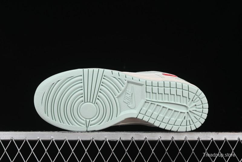 Nike SB Dunk Low The North Face Supreme Collaboration - Bamboo Green Anniversary Custom Low-Top Casual Skate Shoes - XX2025-658