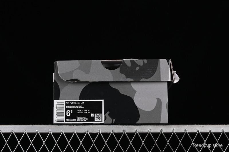 Nike SB Dunk Low Bape Collaboration - Beige Blue Anniversary Custom Low-Top Casual Sneakers CF3688-011