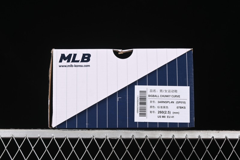 New York Yankees MLB Bigball Chunky Curve Thick Sole Casual Shoes - 3ARNSPL4N07BKS