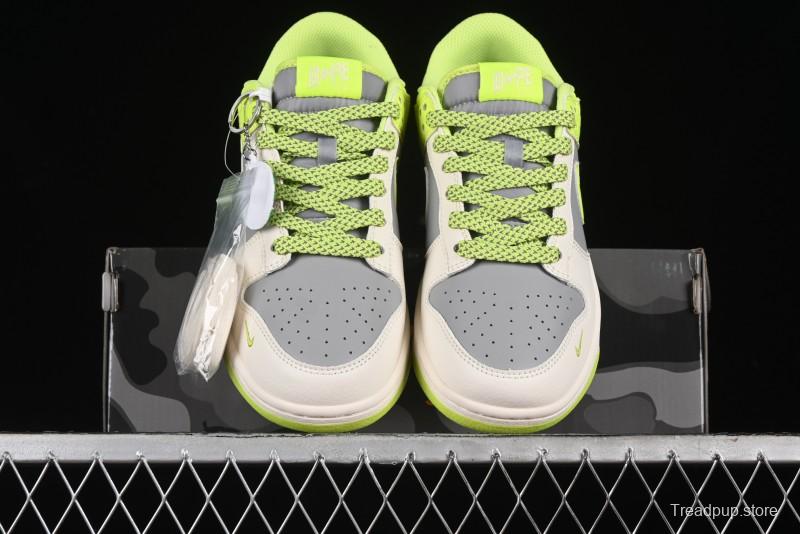 Nike SB Dunk Low BAPE Collaboration - Anniversary Premium Custom Low-Top Casual Sneakers - BB8969-005