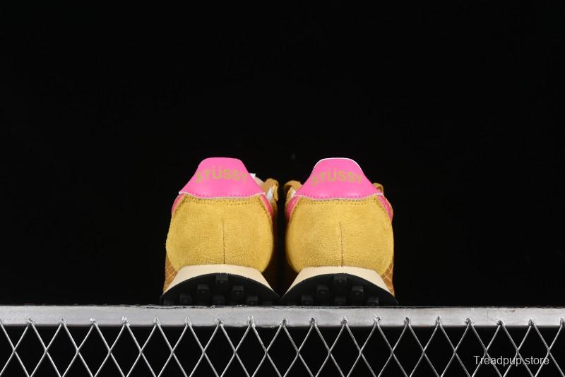 Stussy x Nike Roshe Run LD-1000 Comfortable Versatile Non-Slip Durable Waffle Low-Top Casual Running Shoes - FQ5369-700