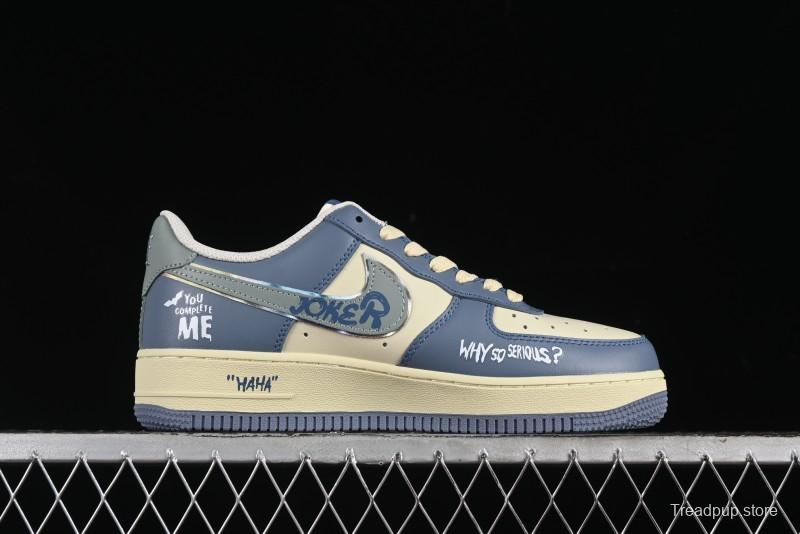 Nike Air Force 1 Low "Ghost Fire Clown" Halloween Themed Casual Sneakers - XL2321-333